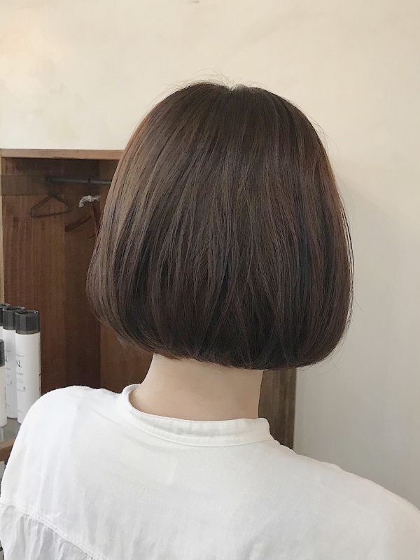 ワンレングスボブ 周南市の美容室 スロウヘアー